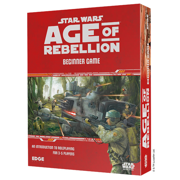 Star Wars RPG: Age of Rebellion - Beginner Game Role Playing Games Edge Studio   