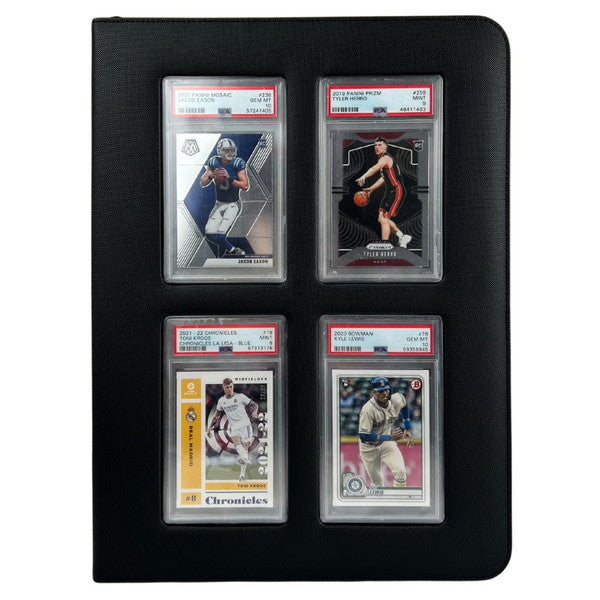 Slabbed Cards Binder: Black Supplies Common Ground Games