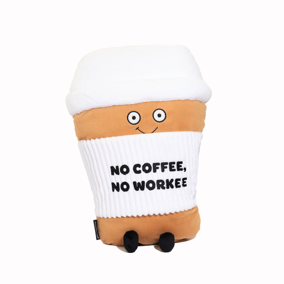 Punchkins Big Coffee Pillow Puffie Plushie Plushes Punchkins   