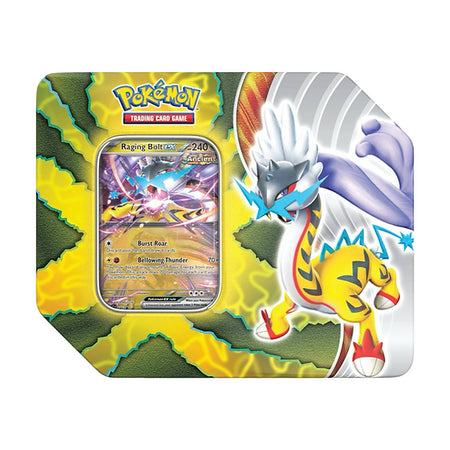 Pokemon TCG: Scarlet & Violet: Paradox Destinies Tins (4 options) Trading Card Games Pokemon USA Raging Bolt EX Paradox Destinies Tin
