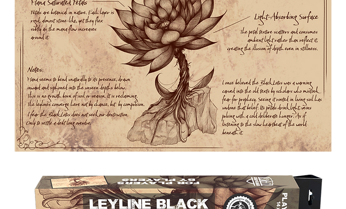 Realm Guard Playmat Leyline Black Lotus Supplies Realm Guard
