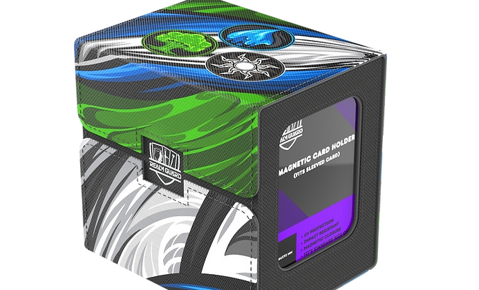 Realm Guard Deck Box Blue Green White Supplies Realm Guard