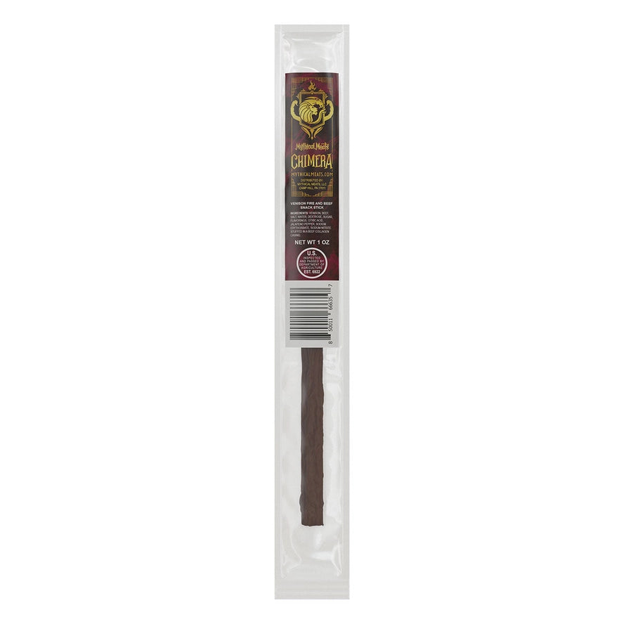Mythical Meats Snack Sticks Snacks Mythical Meats Chimera (Venison w/Beef Stick Fire)