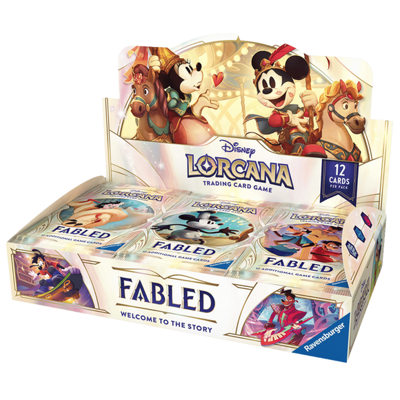 Disney Lorcana TCG: Fabled Boosters (2 options) Trading Card Games Ravensburger FAB Booster Box