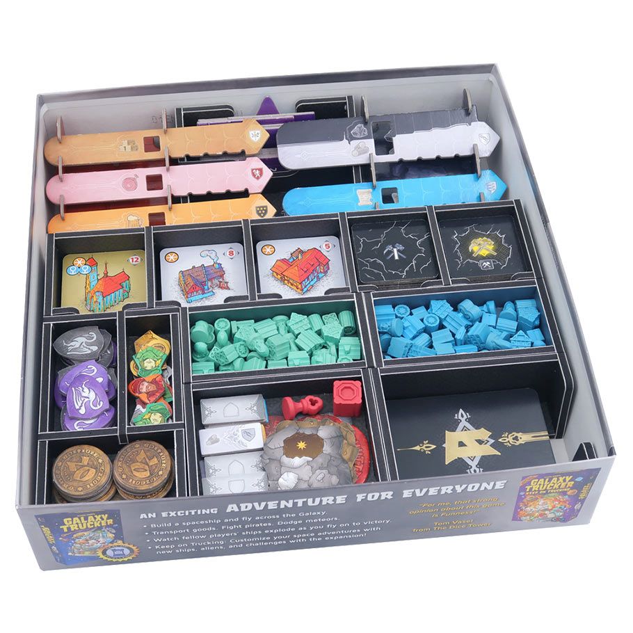 Folded Space Color Box Insert: Kutna Hora Board Game Organization Folded Space