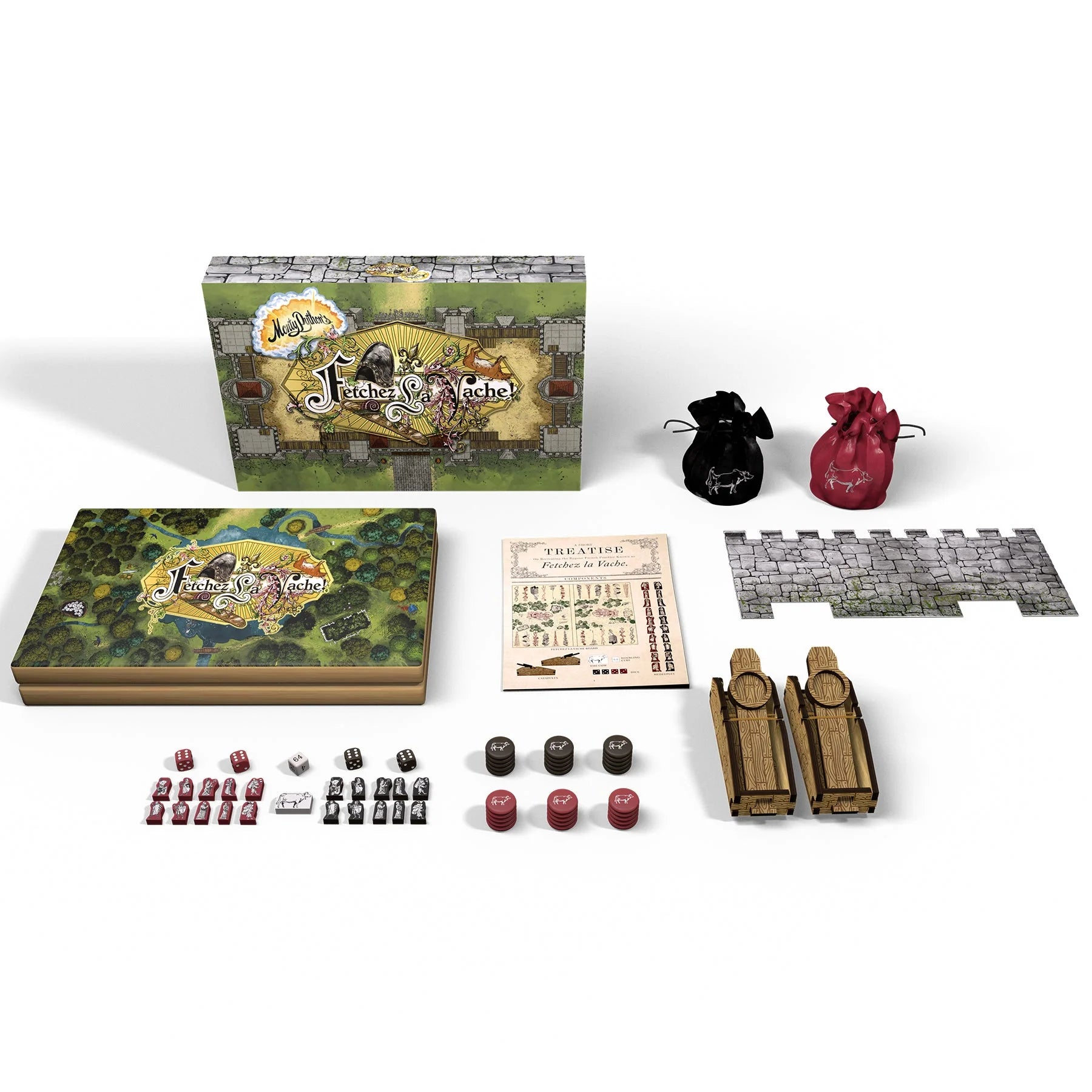 Monty Python’s Cocurricular Mediaeval Reenactment Programme: Fetchez la Vache! 3-in-1 Game Set Board Games Exalted Funeral Press