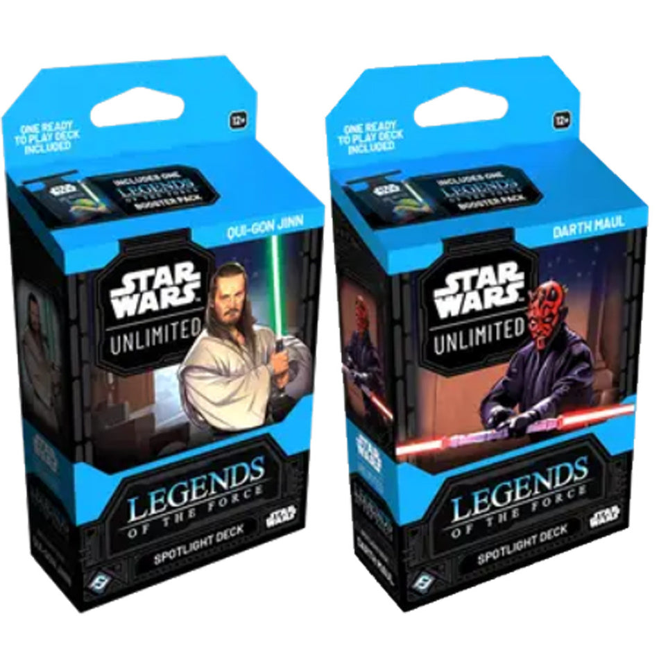 Star Wars Unlimited [LOF] Legends of the Force Spotlight Deck (3 options) Trading Card Games Fantasy Flight LOF Spotlight Both Decks
