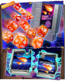 1UP Dice Polyhedral Set: Fireball Dice Infinite Black