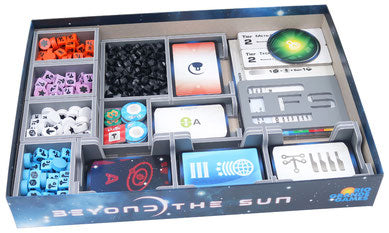 Folded Space Box Insert: Beyond the Sun Board Games Folded Space   
