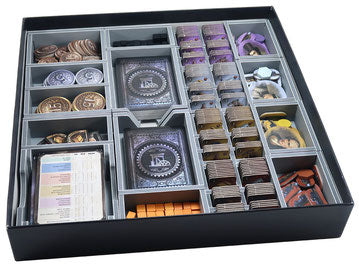 Box Insert Brass Birmingham or Brass Lancashire Board Game Organization Folded Space