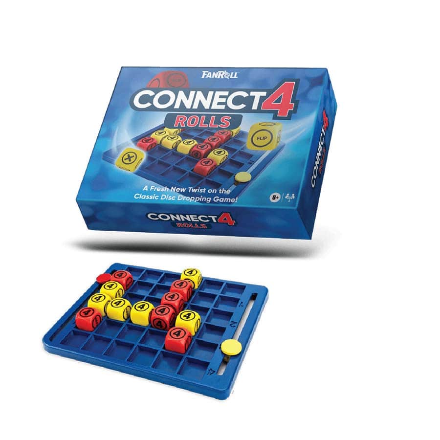 Connect 4 Rolls Board Games FanRoll by Metallic Dice Games Connect 4 Rolls