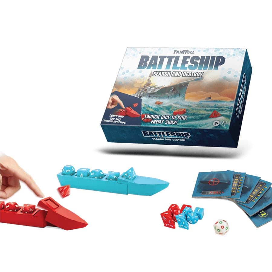 Battleship: Search and Destroy Board Games FanRoll by Metallic Dice Games Battleship: S&D