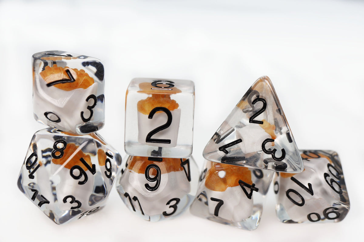 Fries RPG Dice Set Dice Foam Brain Games