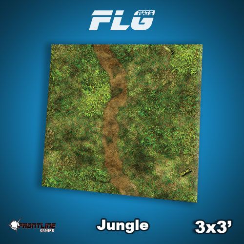 FLG Mats: Jungle 3'x3' Supplies Frontline Gaming FLG Mats: Jungle 3'x3'