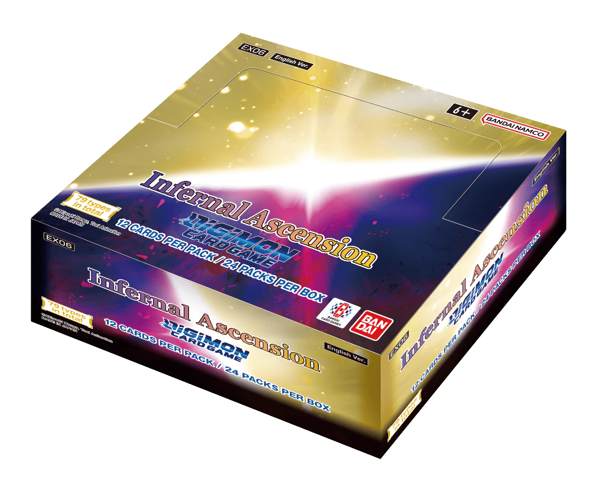 Digimon [EX06] Infernal Ascension (2 options) Trading Card Games Bandai EX06 Booster Box  
