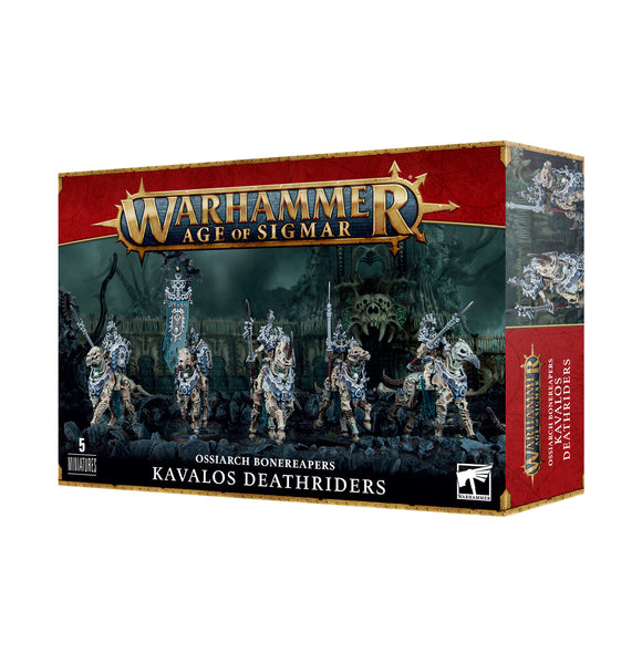 Age of Sigmar Ossiarch Bonereapers: Kavalos Deathriders Miniatures Games Workshop