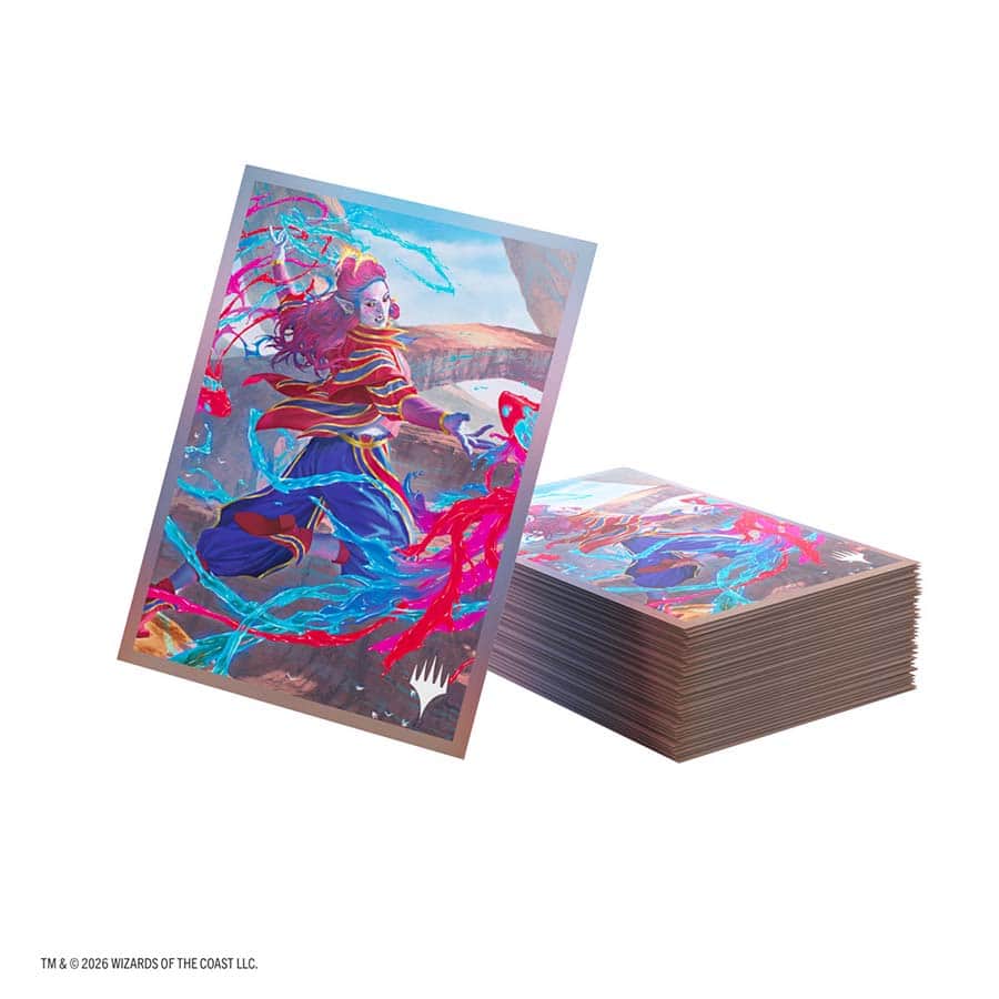 MTG [SOS] Secrets of Strixhaven Commander Premium Sleeves Supplies Asmodee SOS Prem Slvs Commander 2