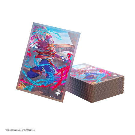 MTG [SOS] Secrets of Strixhaven Commander Premium Sleeves Supplies Asmodee SOS Prem Slvs Commander 2