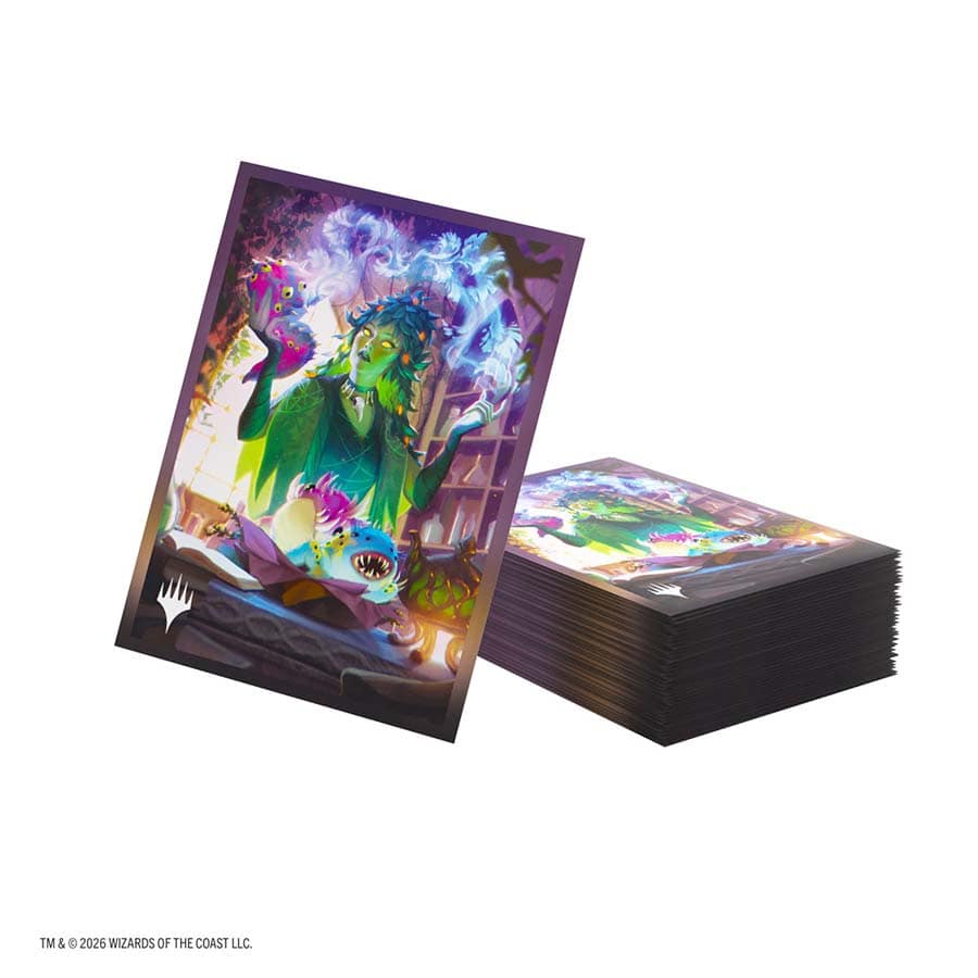MTG [SOS] Secrets of Strixhaven Commander Premium Sleeves Supplies Asmodee SOS Prem Slvs Commander 5