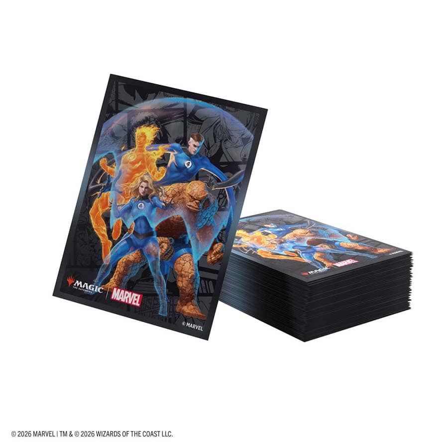 MTG [MSH] Marvel Super Heroes: Premium Art Sleeves (7 Options) Supplies Asmodee MSH Slvs: The Fantastic 4
