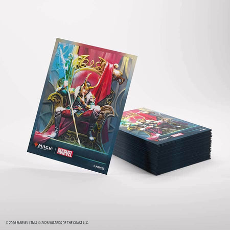 MTG [MSH] Marvel Super Heroes: Premium Art Sleeves (7 Options) Supplies Asmodee MSH Slvs: Loki/Doctor Doom