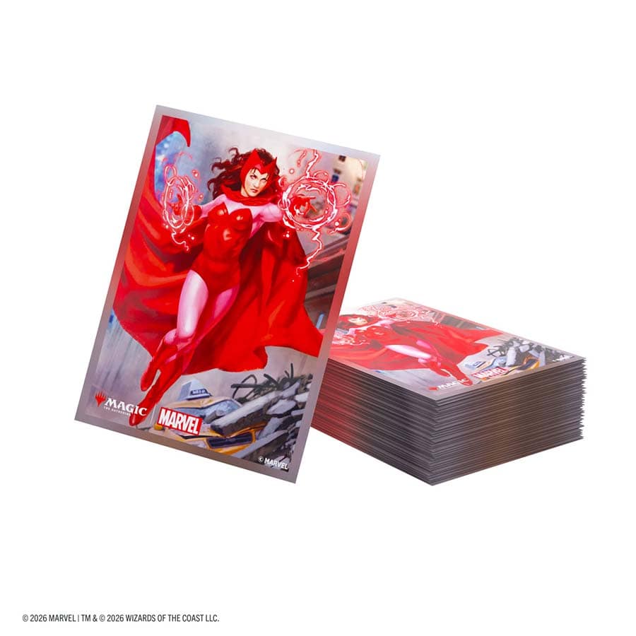 MTG [MSH] Marvel Super Heroes: Premium Art Sleeves (7 Options) Supplies Asmodee MSH Slvs: Scarlet Witch