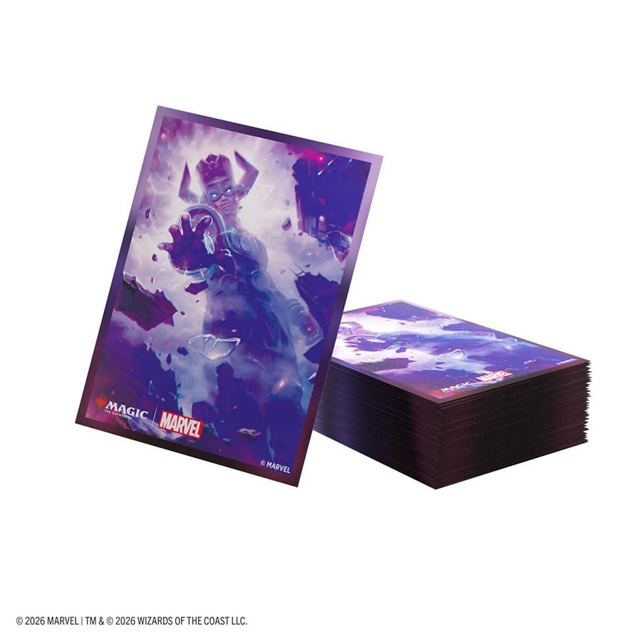 MTG [MSH] Marvel Super Heroes: Premium Art Sleeves (7 Options) Supplies Asmodee MSH Slvs: Galactus Token