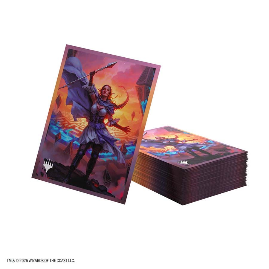 Magic the Gathering: Reality Fracture Premium Art Sleeves Supplies Asmodee GG MTG RF Nissa Leyline Tamer