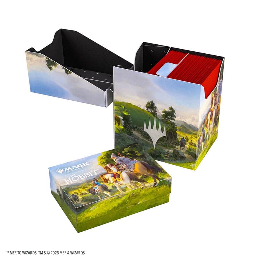 Magic the Gathering The Hobbit: Soft Crate 80: Leaving Hobbiton and Troop of Ponies Supplies Gamegenic GG MTG HOB SC80+ Scene1/Creat1
