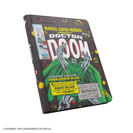 MTG [MSH] Marvel Super Heroes: 18pkt Zip Binders (3 Options) Supplies Asmodee MSH 18pkt Zip Doom/Spider