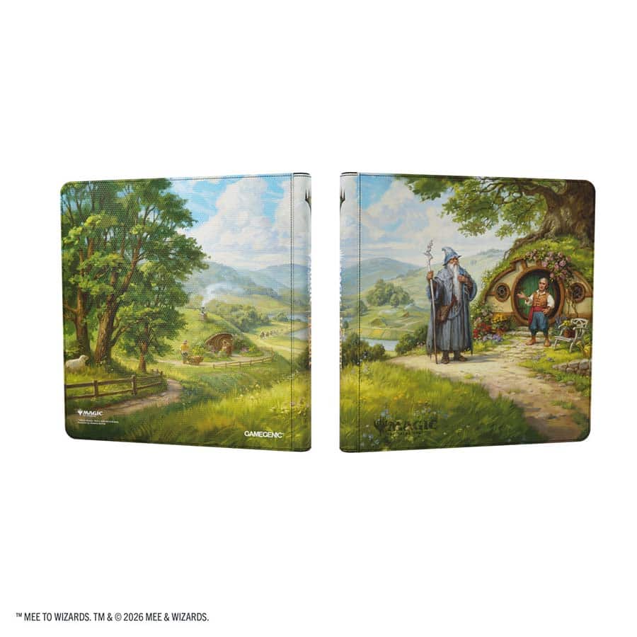 Magic the Gathering The Hobbit: Zip-Up Album 24-pocket The Shire Supplies Asmodee GG MTG HOB Zip24pkt Landscap 1