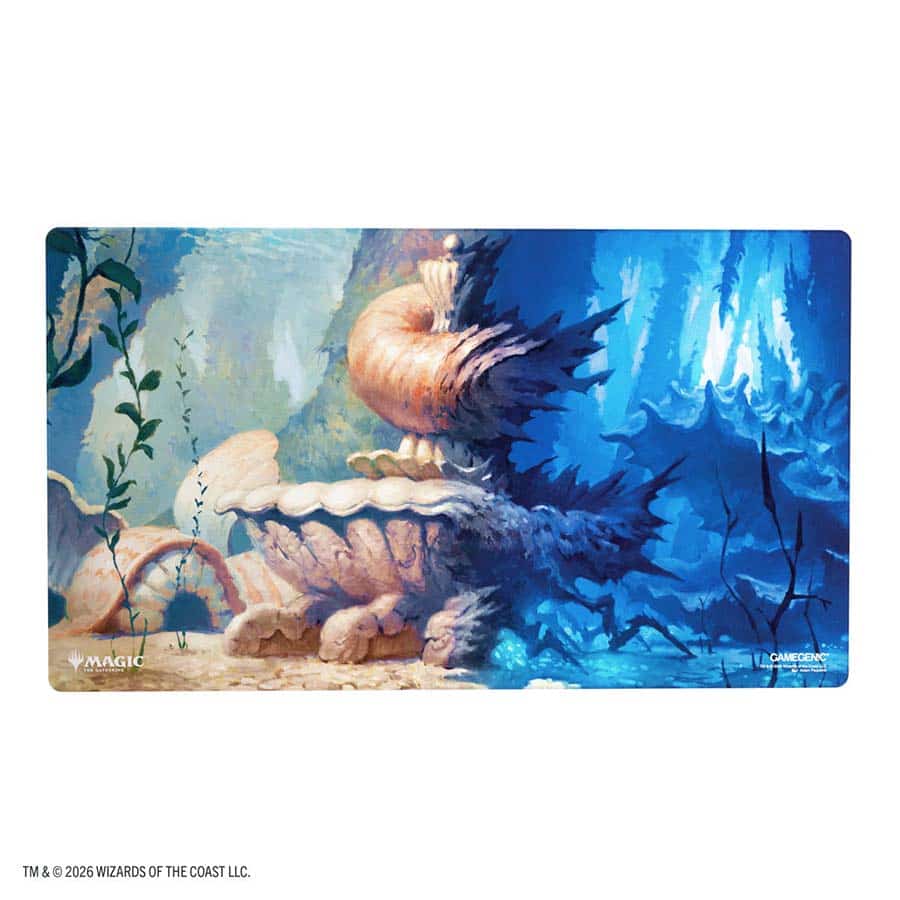 Magic the Gathering Lorwyn Eclipsed Premium Shiny Playmat (8 Options) Supplies Gamegenic ECL Shiny PM Hallowed Foun