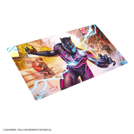 MTG [MSH] Marvel Super Heroes: Prime Playmats (12 Options) Supplies Asmodee MSH Shiny PM Black Panther