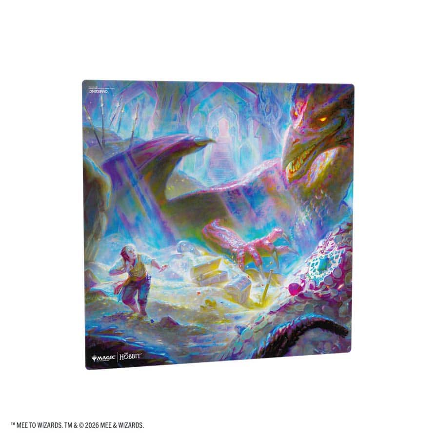 Magic the Gathering The Hobbit: 2 Player Playmat (2 Options) Supplies Asmodee GG MTG HOB 2P PM ALT Villain 1