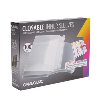 Gamegenic Closable Inner Sleeves Supplies Gamegenic DP Closable Inner