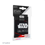 Star Wars Unlimited: Art Sleeves Standard Size 60ct (4 options) Supplies Asmodee SWU DP Space Red  