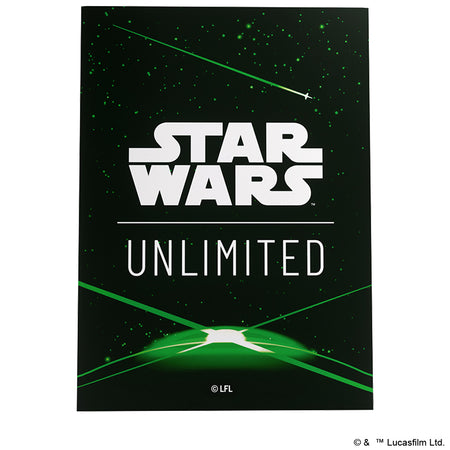 Star Wars Unlimited: Shadows of the Galaxy Series Art Sleeves (6 options) Supplies Gamegenic DP SHD Card Green