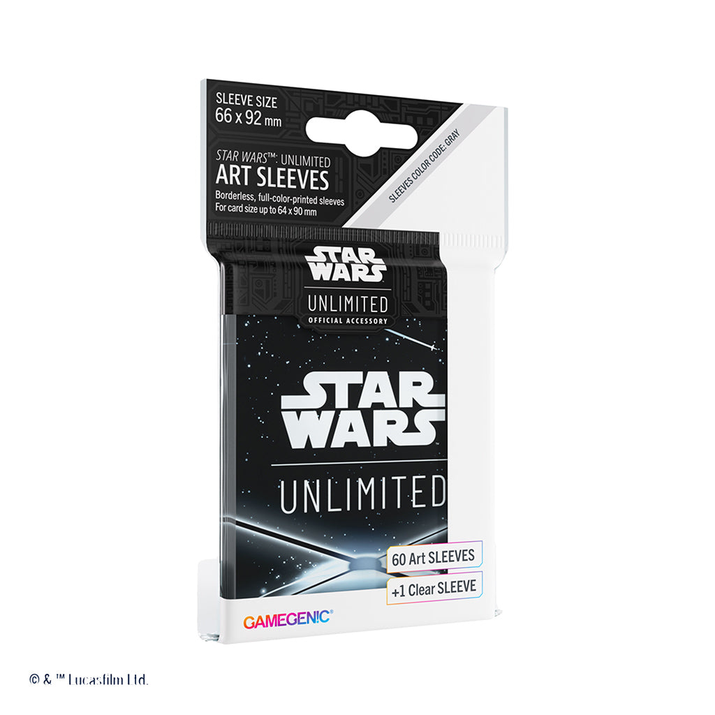 Star Wars Unlimited: Twilight of the Republic Series Art Sleeves (6 options) Supplies Gamegenic DP TWI Card Black