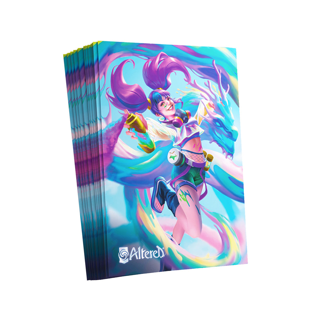 Altered: Beyond the Gates Series Art Sleeves (7 options) Supplies Gamegenic DP BTG Nevenka