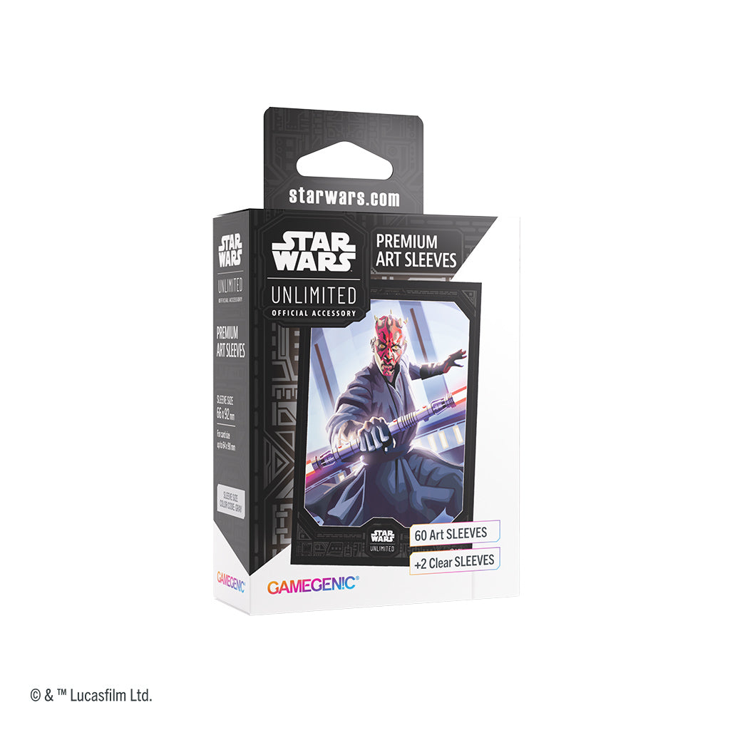 Star Wars Unlimited: Legends of the Force Series Art Sleeves (4 options) Supplies Gamegenic DP LOF Darth Maul