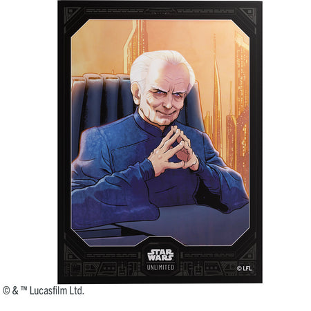 Star Wars Unlimited: Secrets of Power Premium Art Sleeves (4 options) Supplies Gamegenic DP SoP Chancellor Palpatine