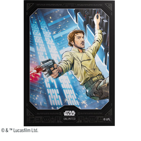 Star Wars Unlimited: Secrets of Power Premium Art Sleeves (4 options) Supplies Gamegenic DP SoP Cassian Andor