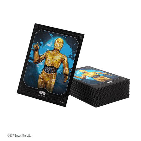 Star Wars: Unlimited A Lawless Time Premium Art Sleeves (6 Options) Supplies Gamegenic DP LAW C-3PO