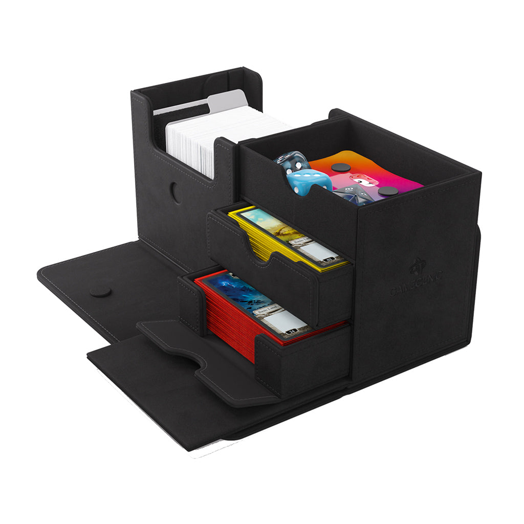 The Academic 133+ XL Gamegenic Deck Box (5 options) Supplies Gamegenic Stealth 133 Black/Black 