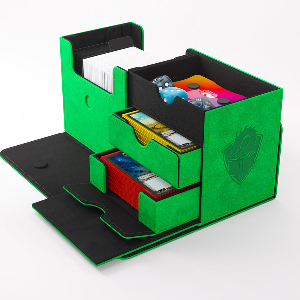 The Academic 133+ XL Gamegenic Deck Box (5 options) Supplies Gamegenic Tolarian 133 Green/Black 