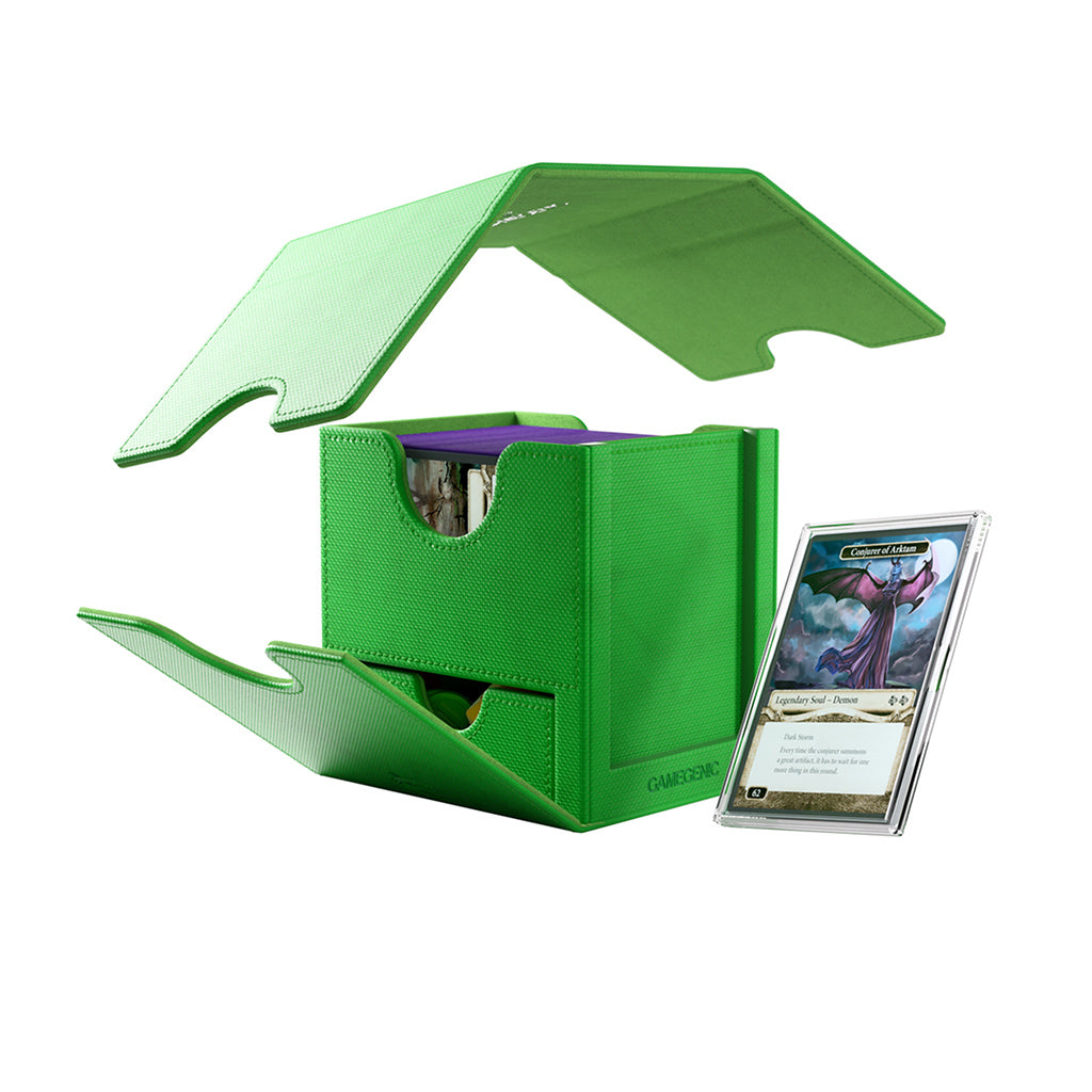 Sidekick Pro 100+ XL Convertible Deck Box (5 options) Supplies Gamegenic Sidekick Pro Green  