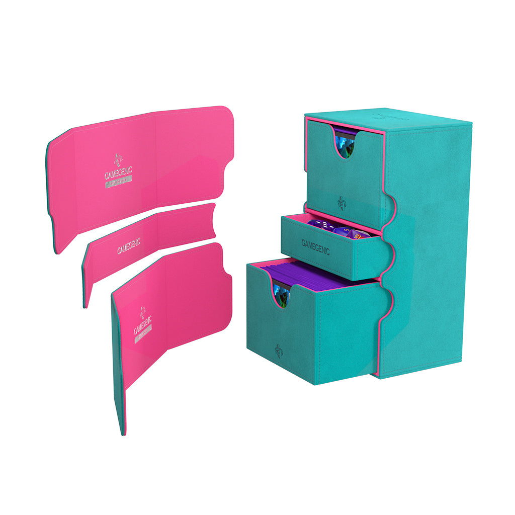 Stronghold 200+ XL Convertible Teal/Pink Supplies Gamegenic