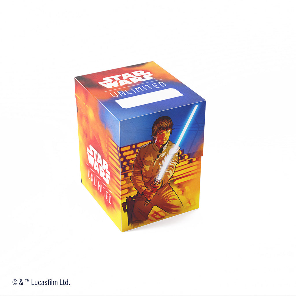 Star Wars Unlimited: Spark of Rebellion Series Soft Crate (5 options) Supplies Gamegenic SC SOR Luke/Vader  