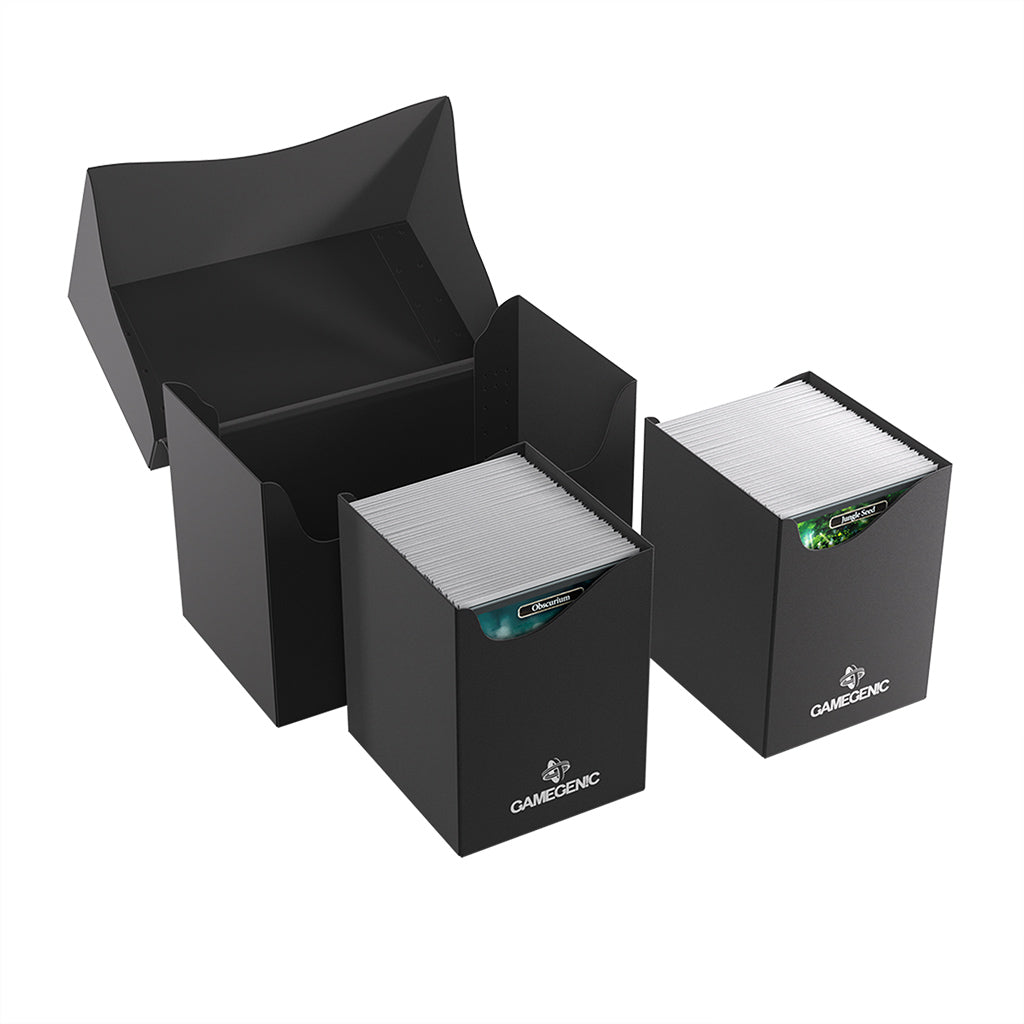 Double Deck Holder 200+ XL Black Supplies Gamegenic   