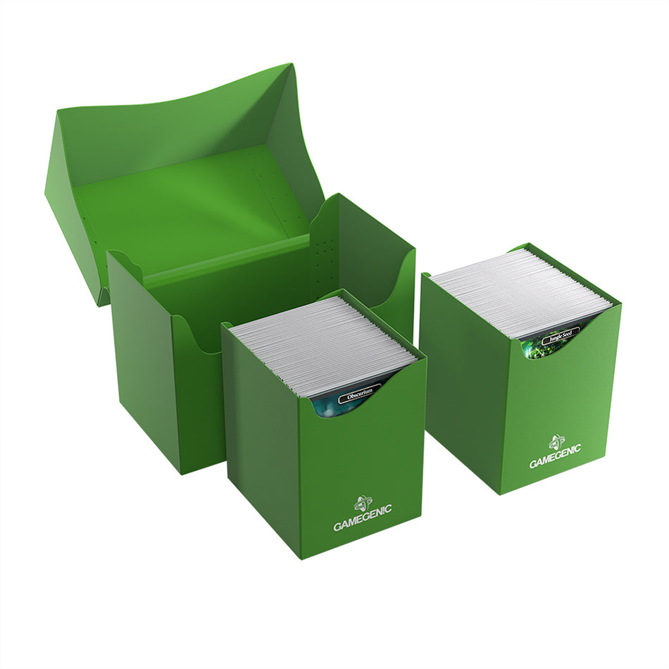 Double Deck Holder 200+ XL Green Supplies Gamegenic   